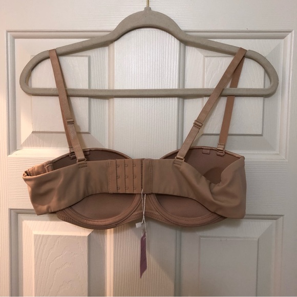 SEA BBOT Push Up Bra Women's Size 34C Beige Underwire Convertible - Picture 2 of 5